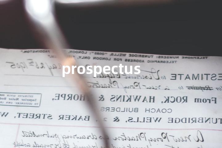 prospectus