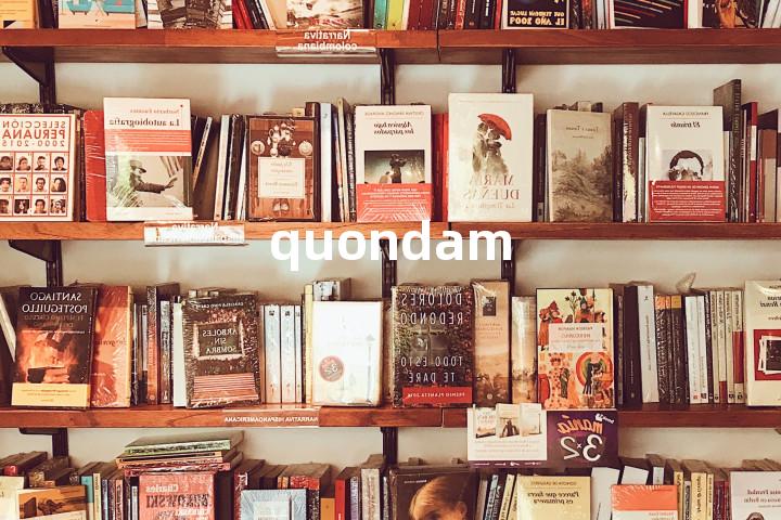 quondam