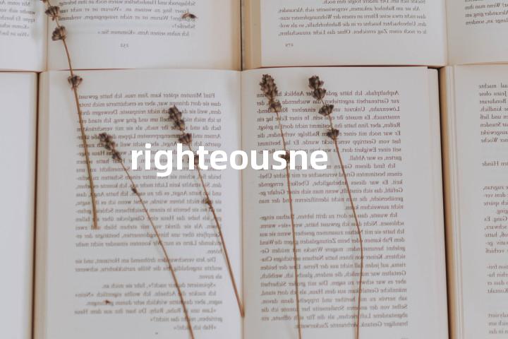 righteousness
