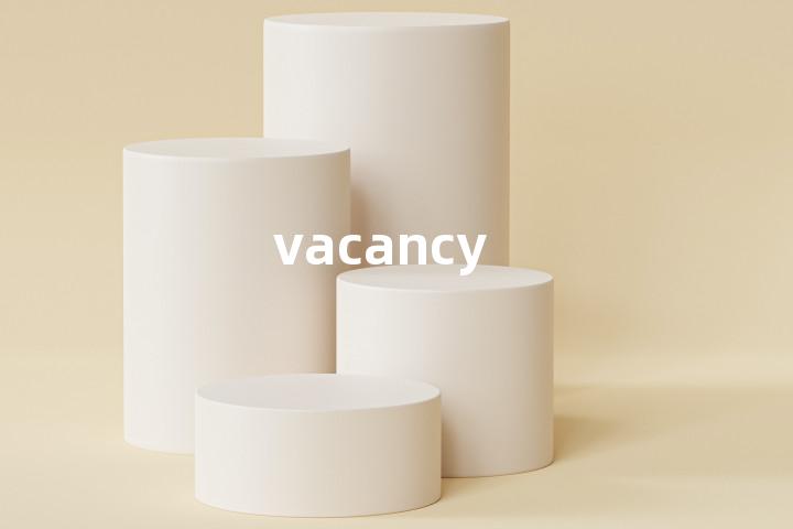 vacancy