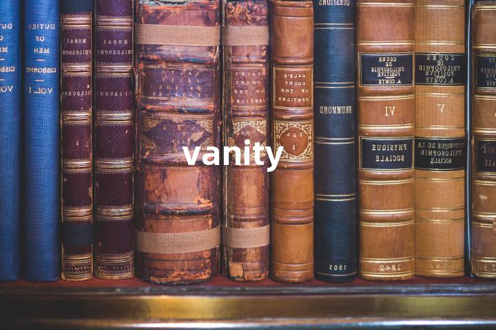 vanity