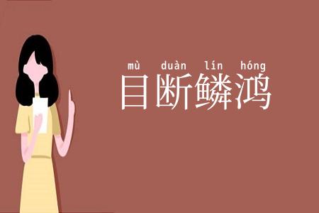 目断鳞鸿