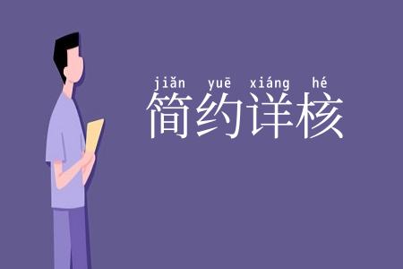 简约详核