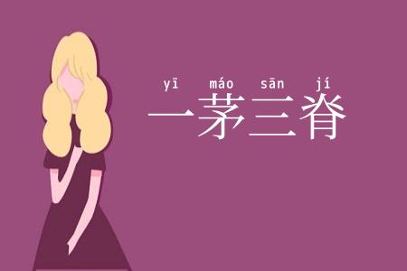 一茅三脊