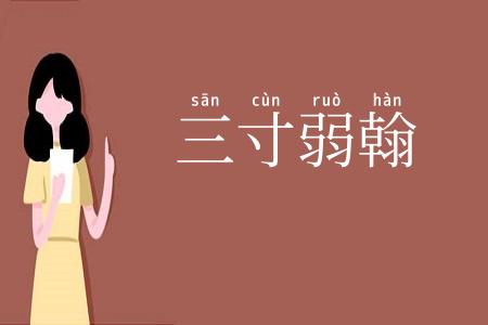 三寸弱翰
