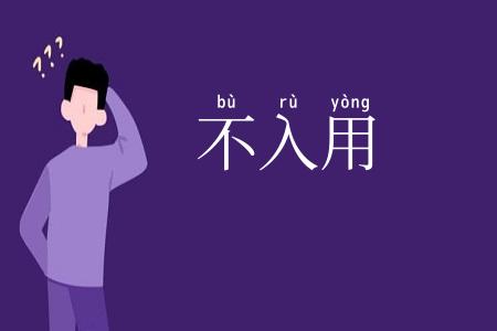 不入用