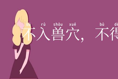 不入兽穴,不得兽子