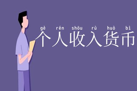个人收入货币化