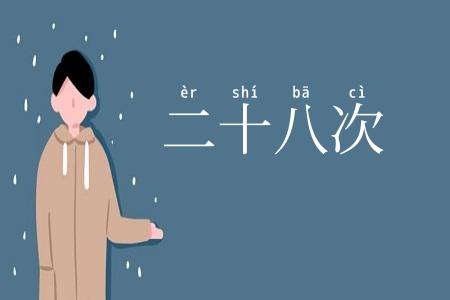 二十八次