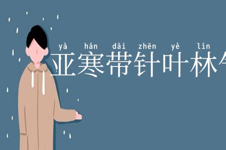 亚寒带针叶林气候