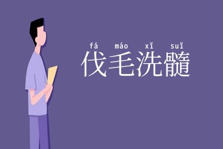 伐毛洗髓