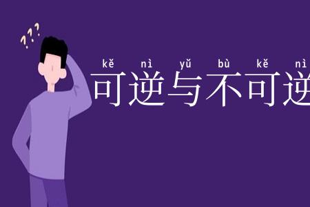 可逆与不可逆