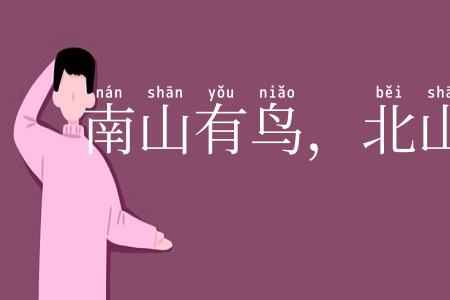 南山有鸟，北山张罗
