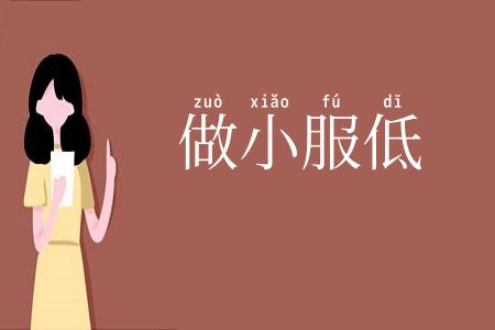 做小服低