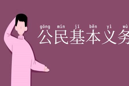 公民基本义务