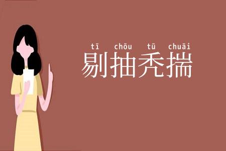 剔抽秃揣