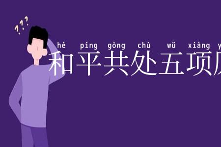 和平共处五项原则