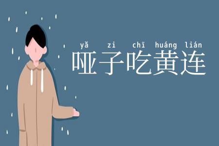 哑子吃黄连
