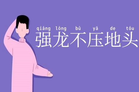 强龙不压地头蛇