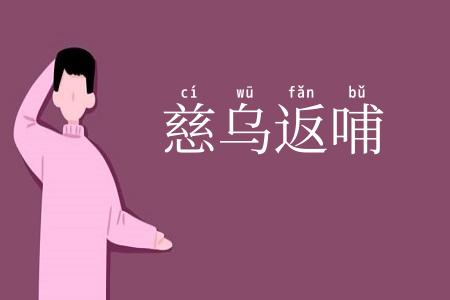 慈乌返哺