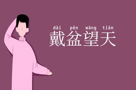 戴盆望天