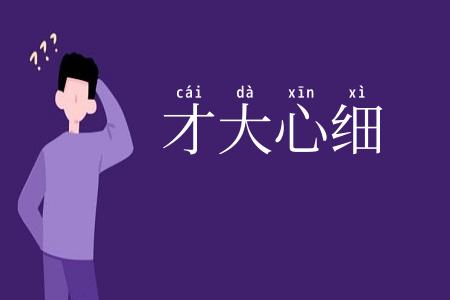 才大心细