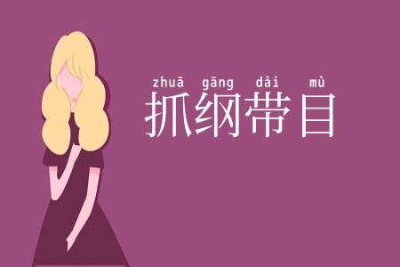 抓纲带目