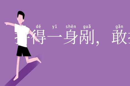 拼得一身剐，敢把皇帝拉下马