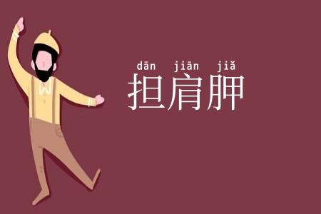 担肩胛