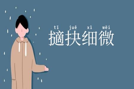擿抉细微