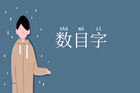 数目字