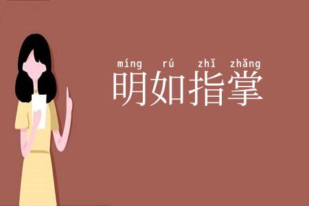 明如指掌