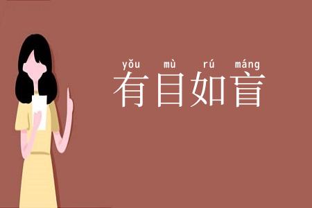 有目如盲