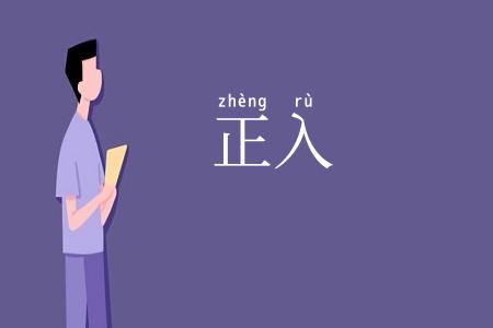 正入