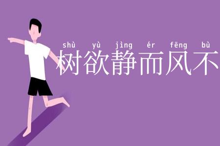 树欲静而风不息