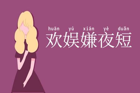 欢娱嫌夜短