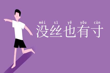没丝也有寸