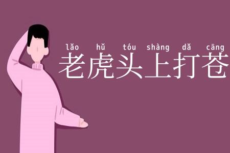 老虎头上打苍蝇