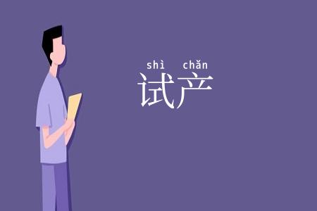 试产