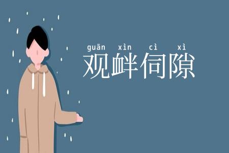 观衅伺隙