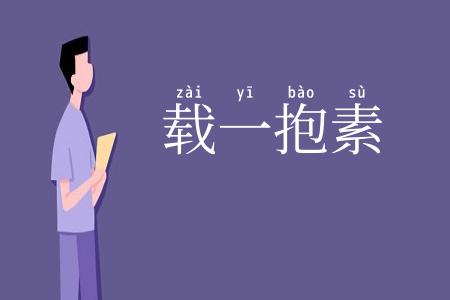 载一抱素