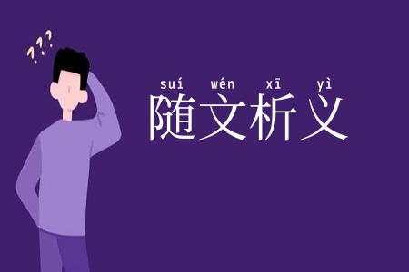 随文析义