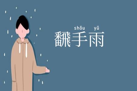 飜手雨