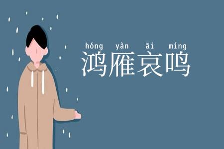 鸿雁哀鸣