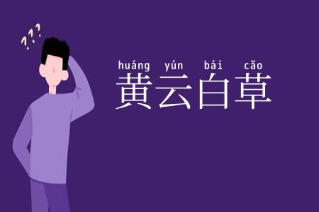 黄云白草