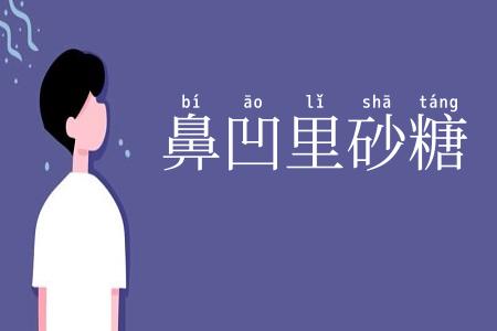鼻凹里砂糖